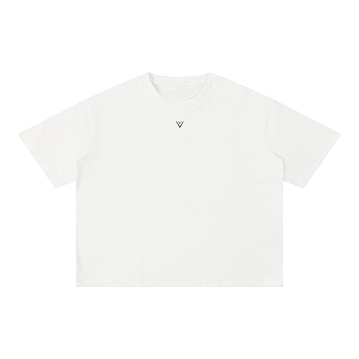 Emerald Mineral Washed T-Shirt — White — Front