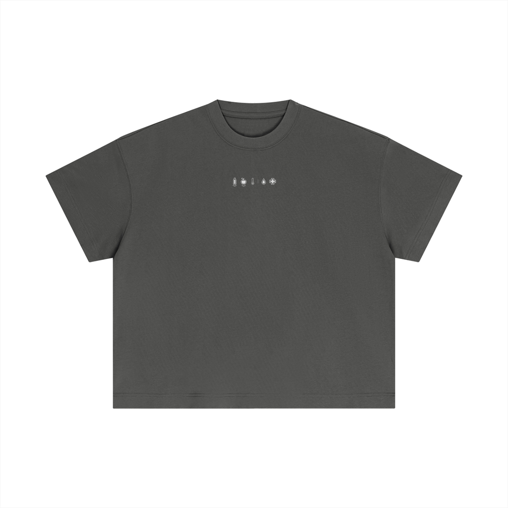 Health Bar White Cotton T-Shirt