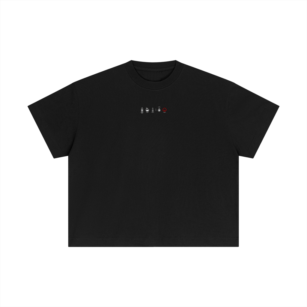 Health Bar Red Cotton T-Shirt