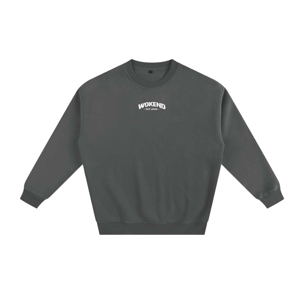 Wokend EST Sweatshirt - Oversized Fleeced