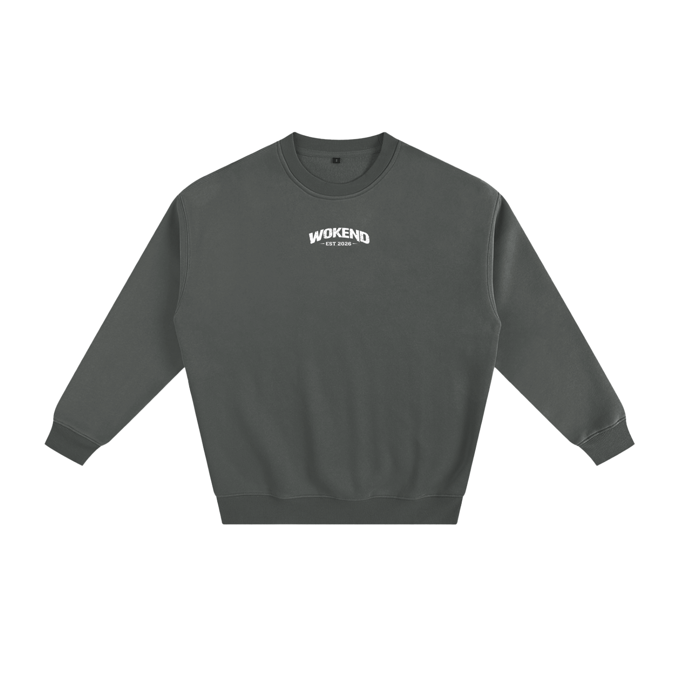 Wokend EST Sweatshirt - Oversized Fleeced
