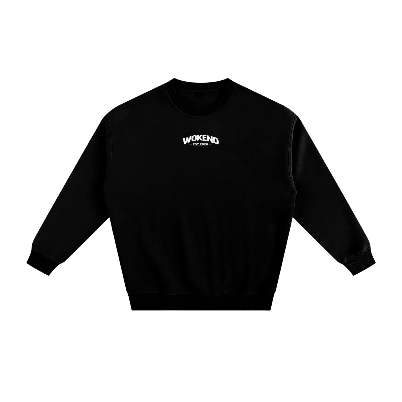 Wokend EST Sweatshirt - Oversized Fleeced
