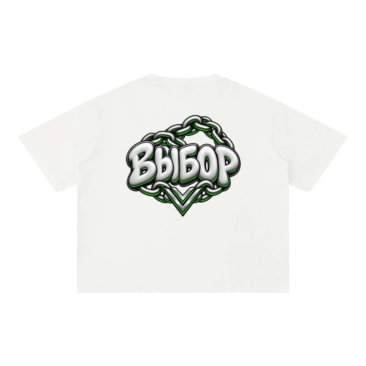 Emerald Mineral Washed T-Shirt — White — Back
