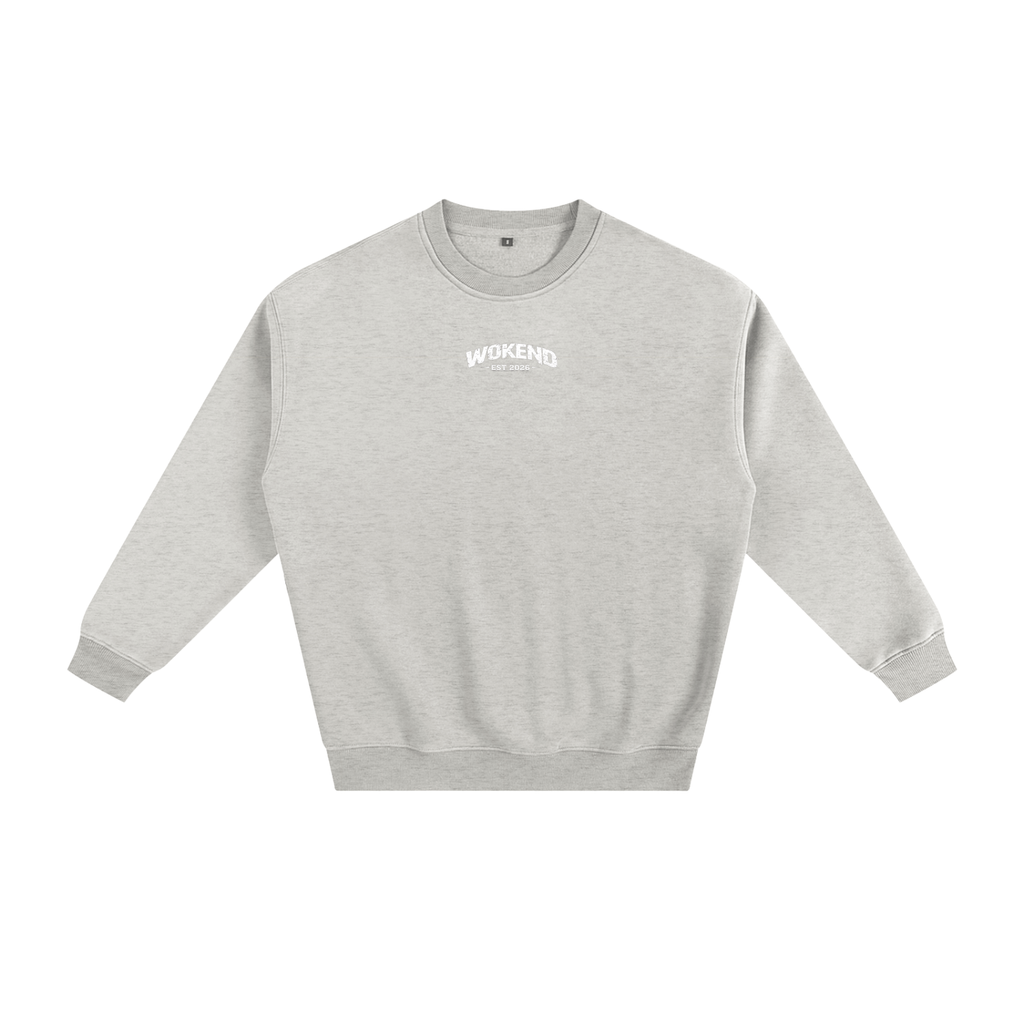 Wokend EST Sweatshirt - Oversized Fleeced