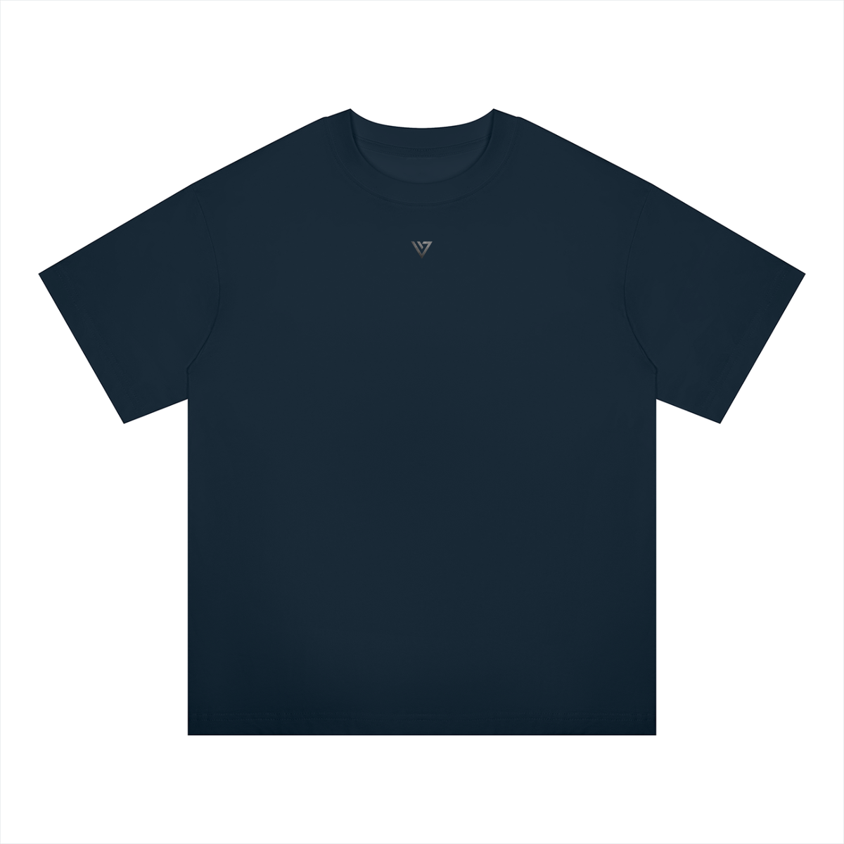 Cobalt Oversized T-Shirt — Navy Blue — Front