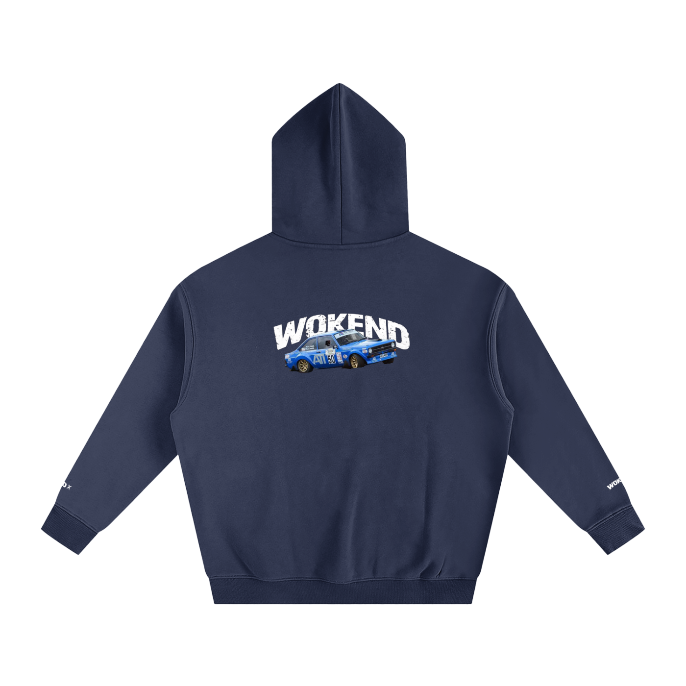 WOKEND X ATI RALLY Oversize Fleeced Hoodie