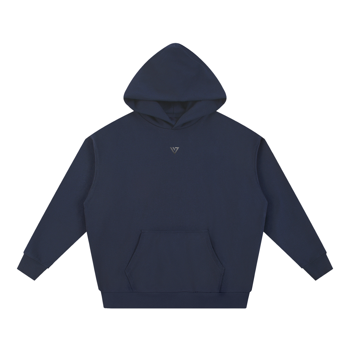 Cobalt Chrome Hoodie — Navy Blue — Front