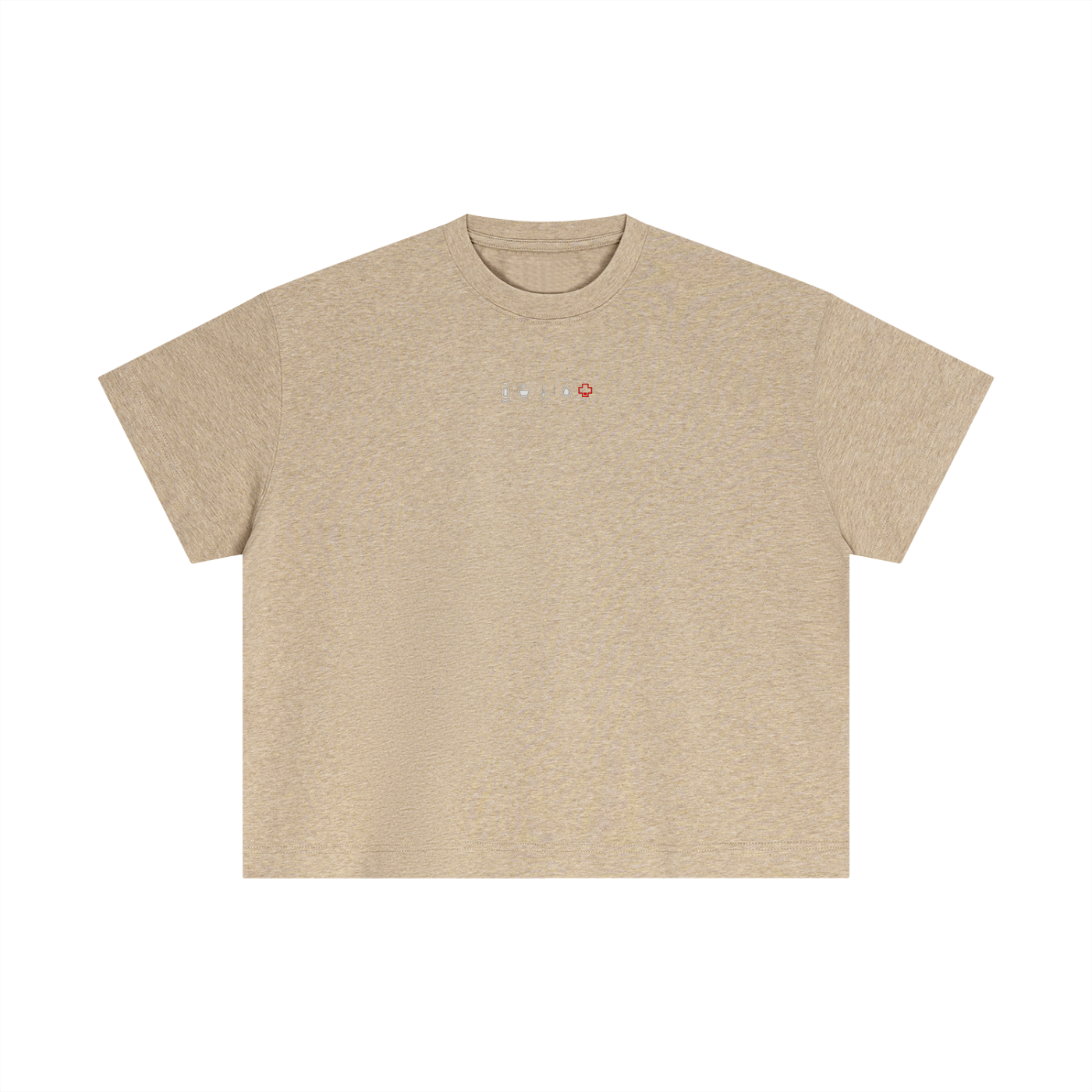 Health Bar Red Cotton T-Shirt