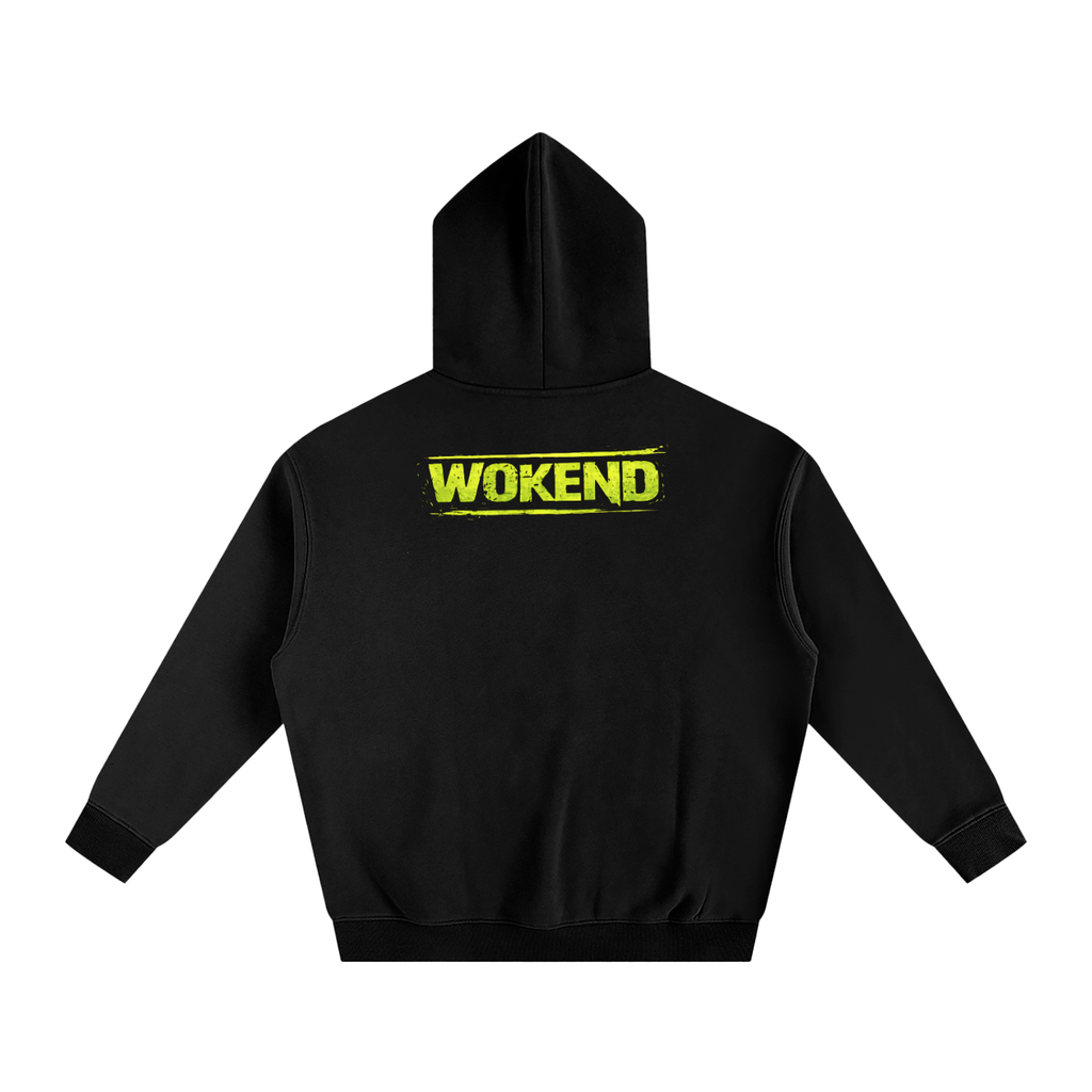 wknd front / Wokend back Green  - Oversized