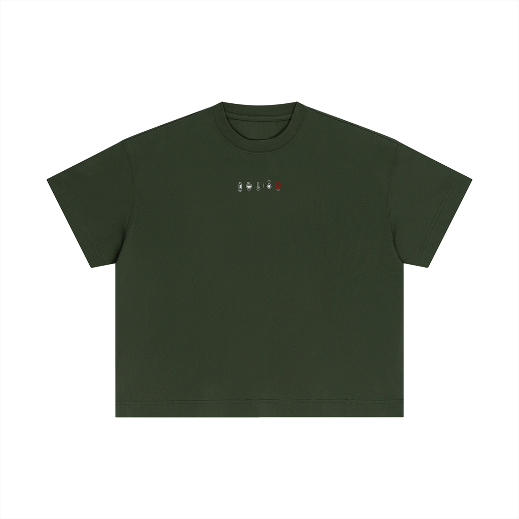 Health Bar Red Cotton T-Shirt