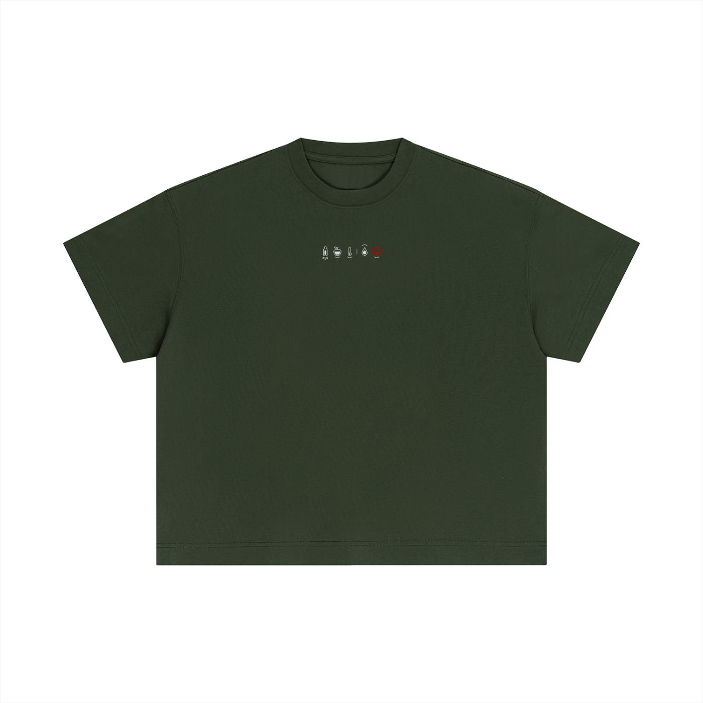 Health Bar Red Cotton T-Shirt