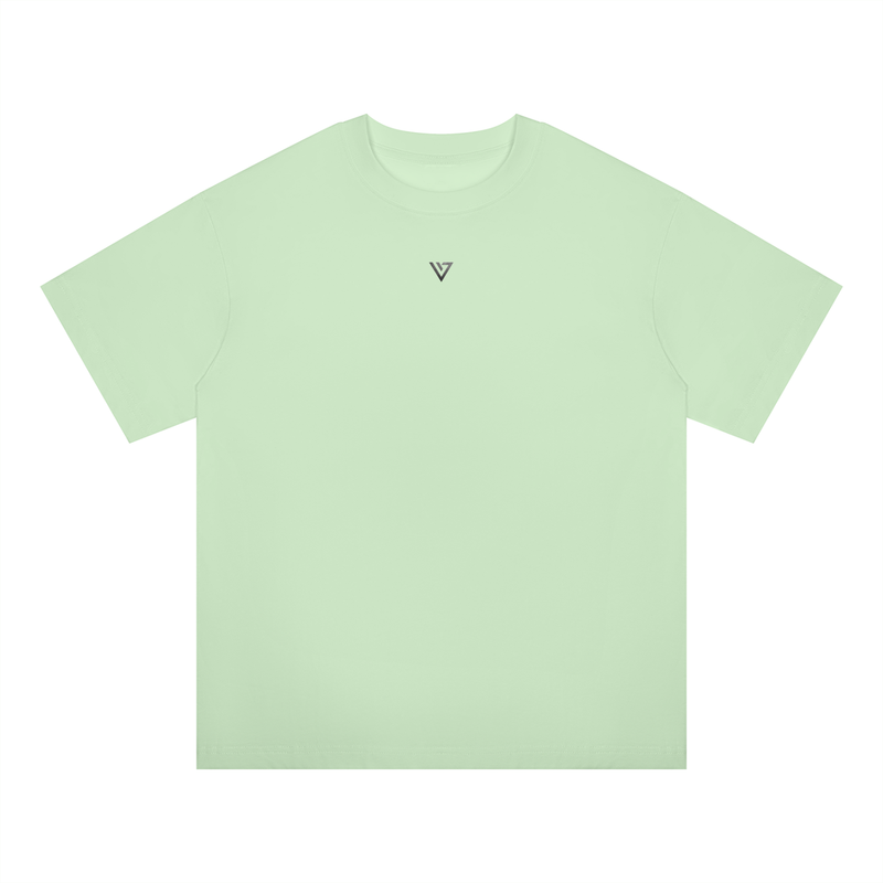 Emerald Oversized T-Shirt — Light Green — Front