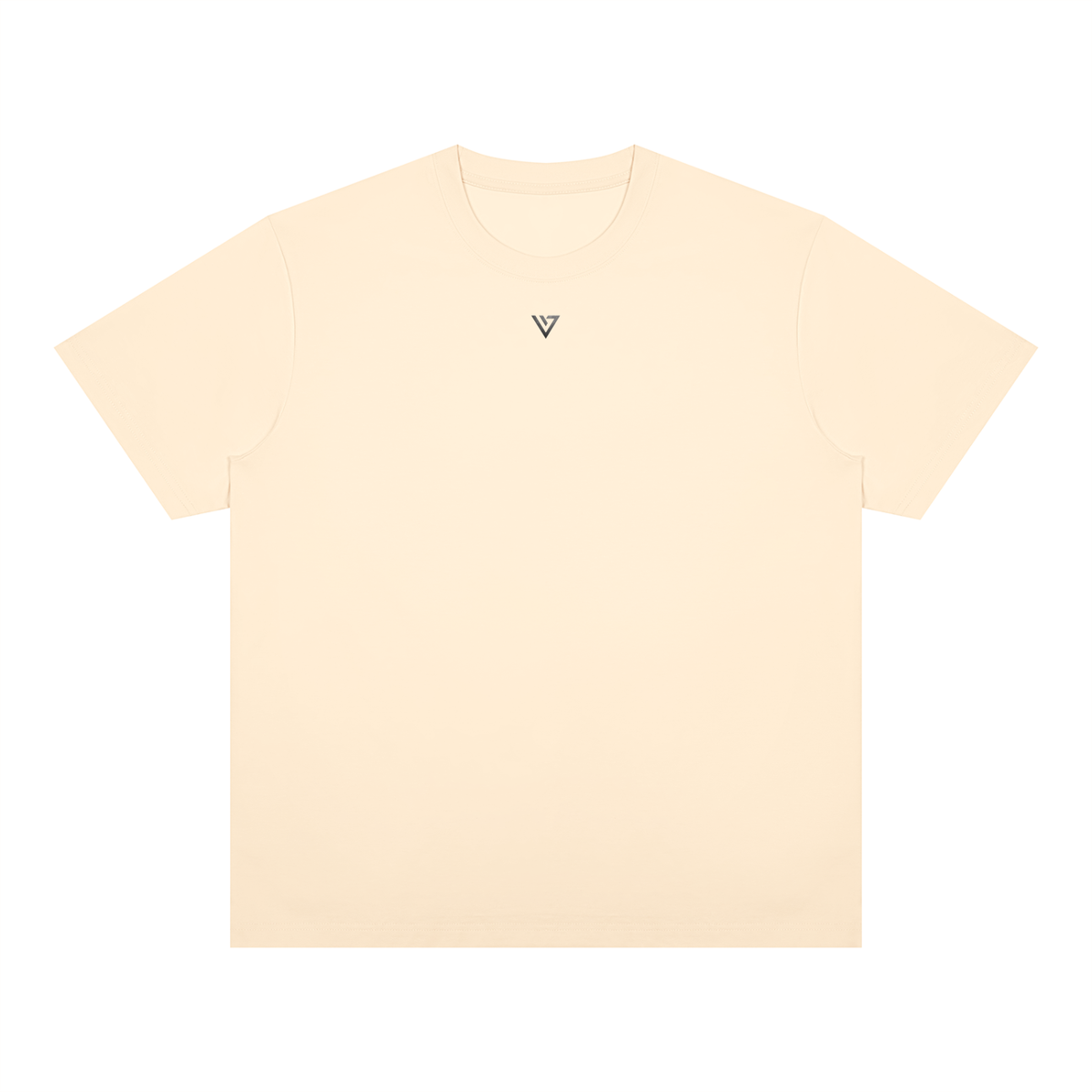 Gold Heavyweight T-Shirt — Apricot — Front
