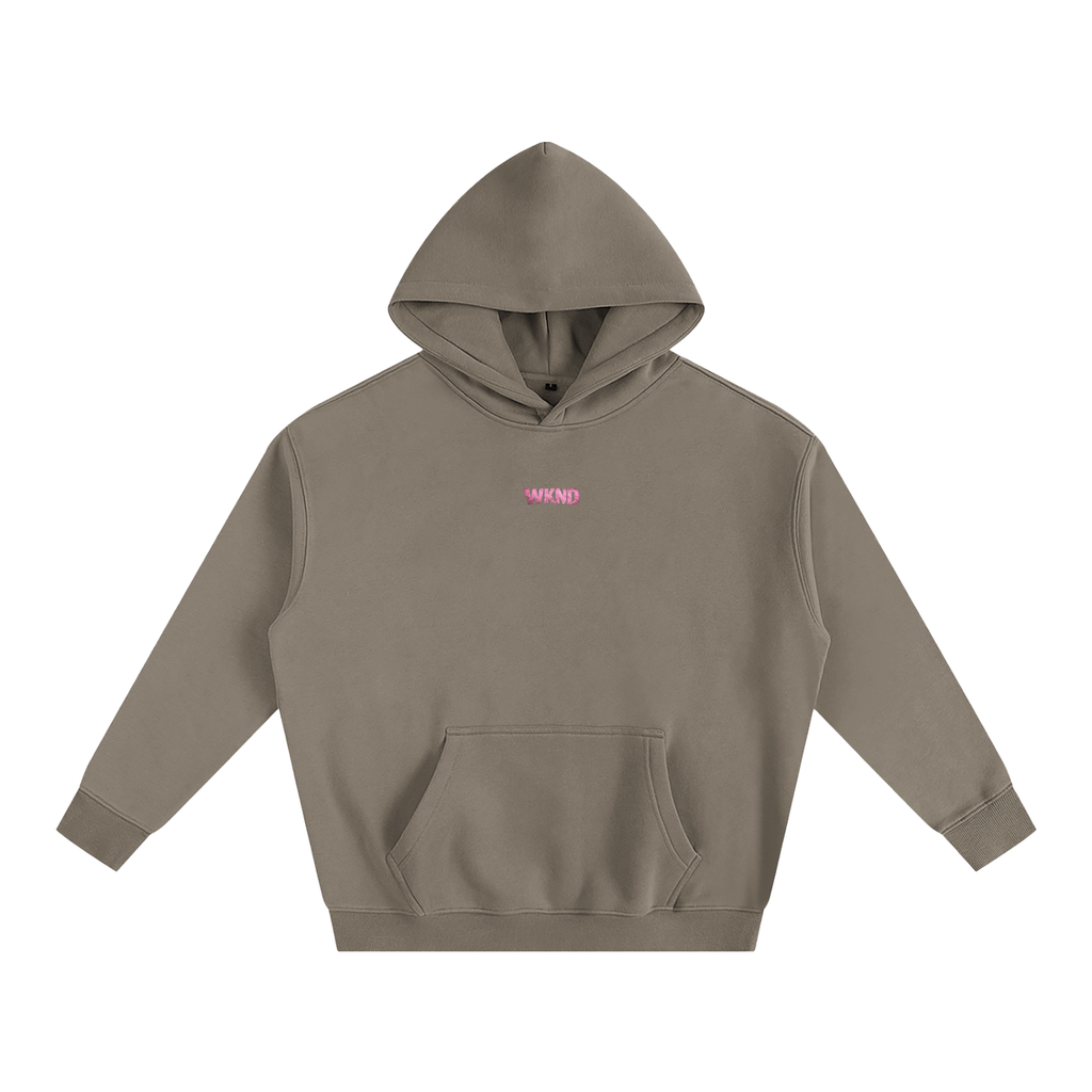 WKND Baby Pink Front logo - Oversized
