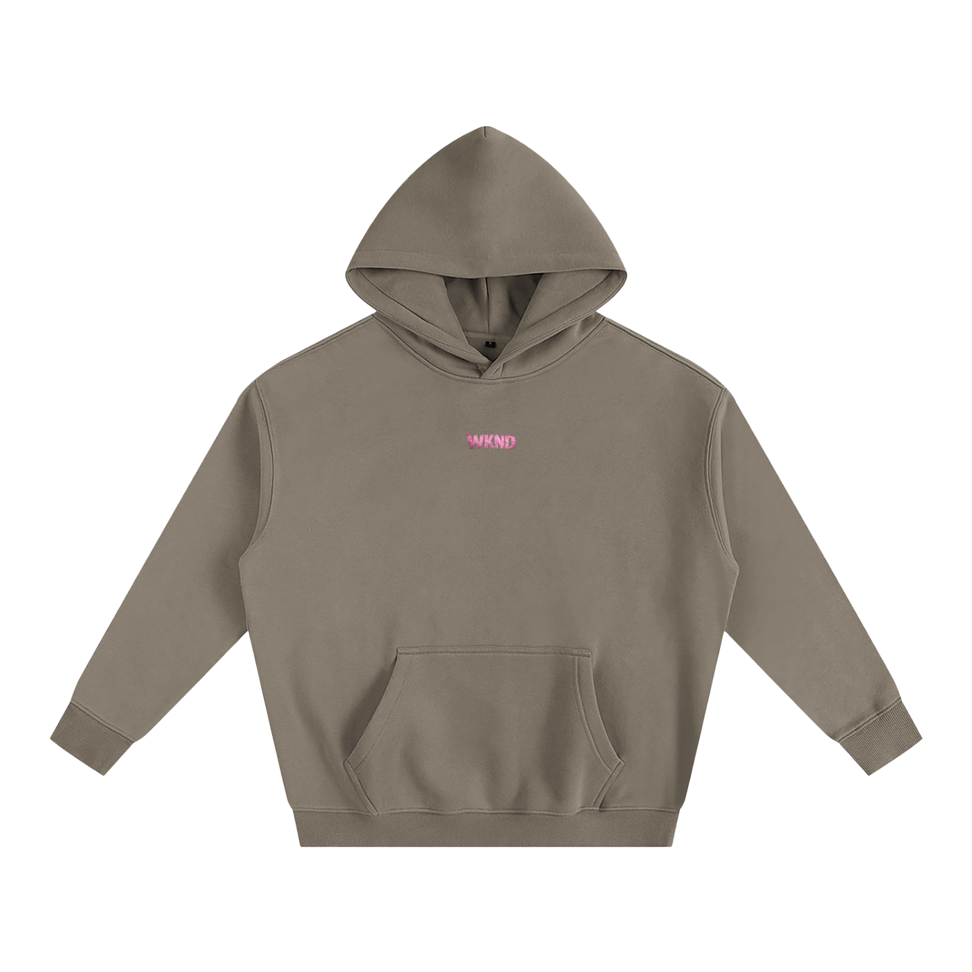 WKND Baby Pink Front logo - Oversized
