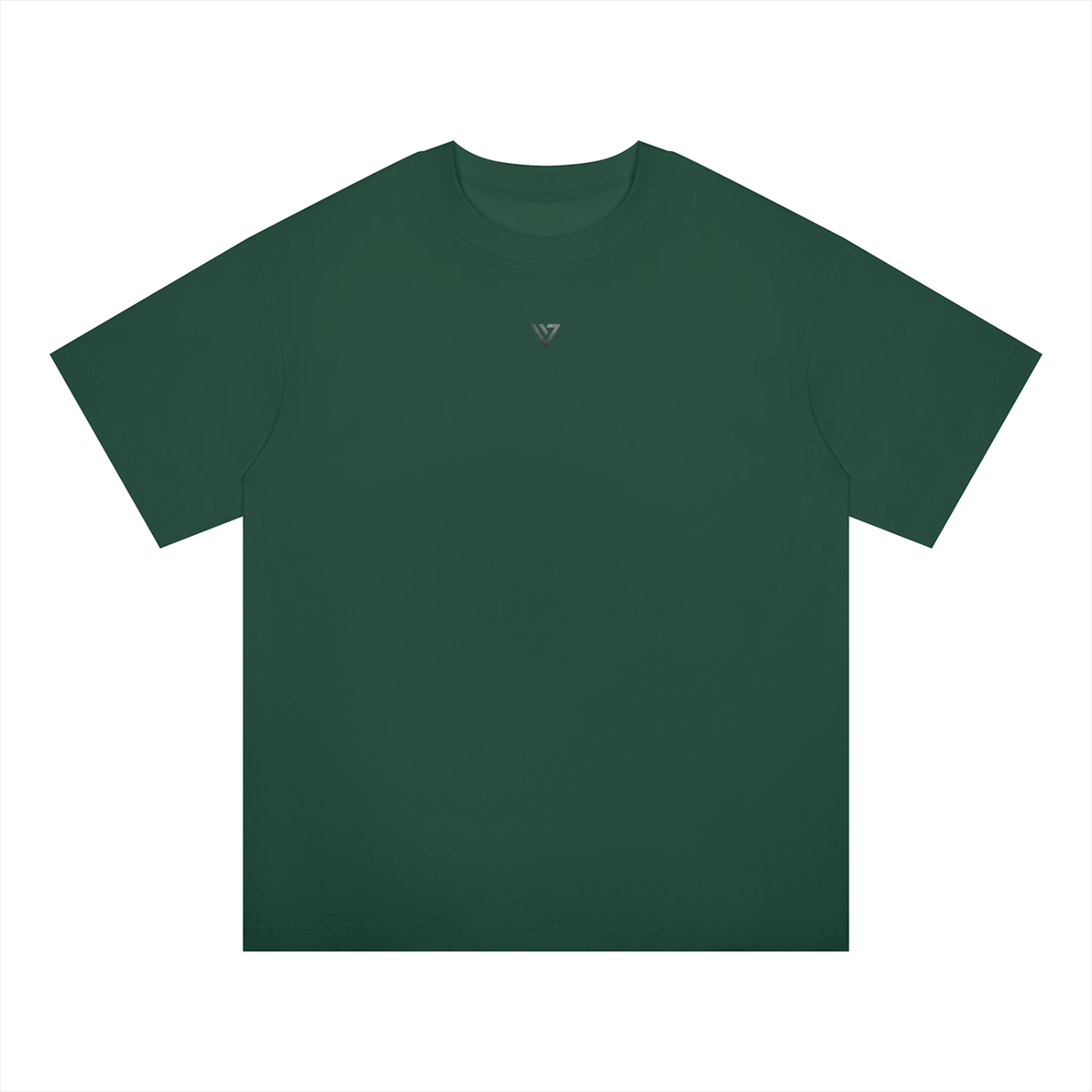 Emerald Oversized T-Shirt — Blackish Green — Front