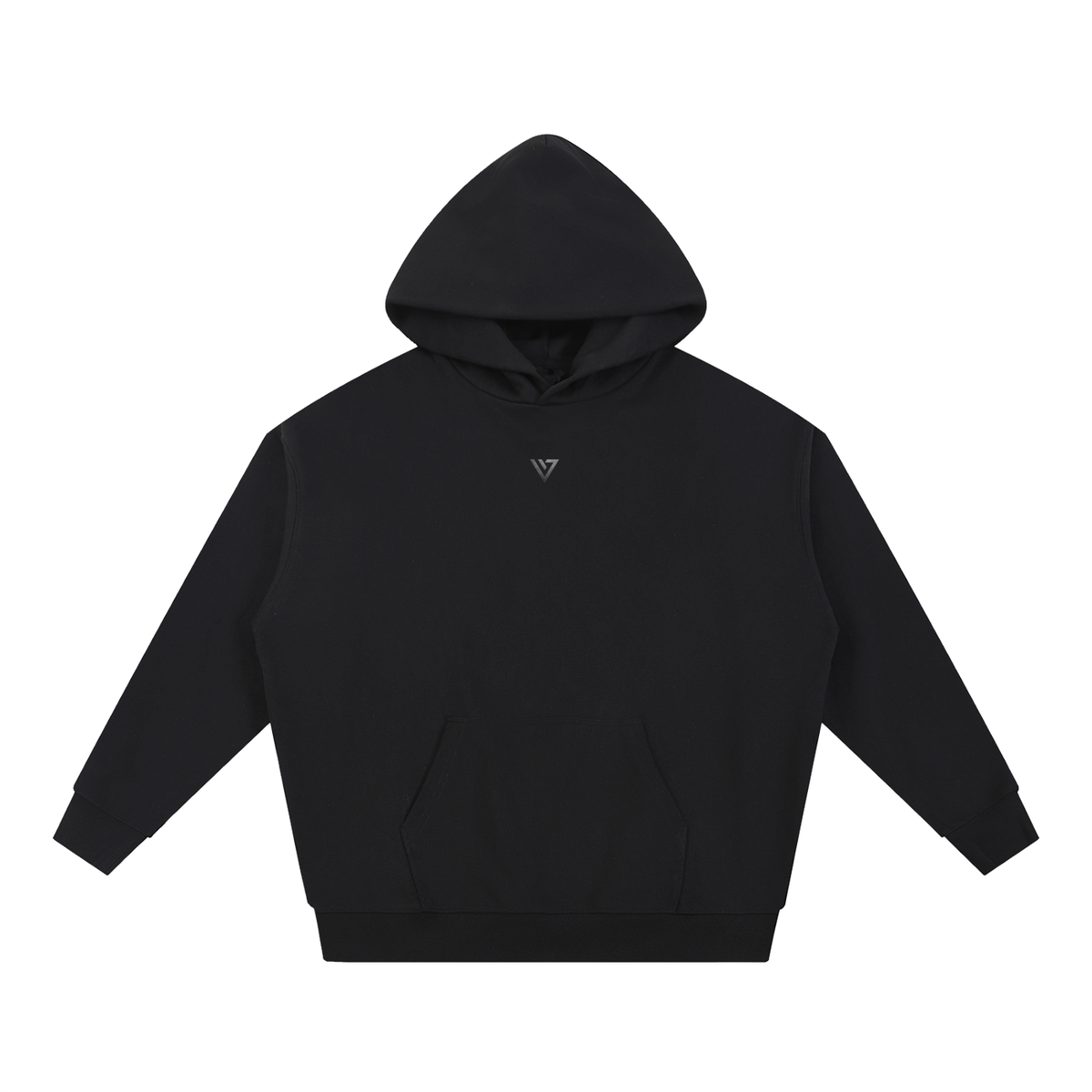 Cobalt Chrome Hoodie — Black — Front