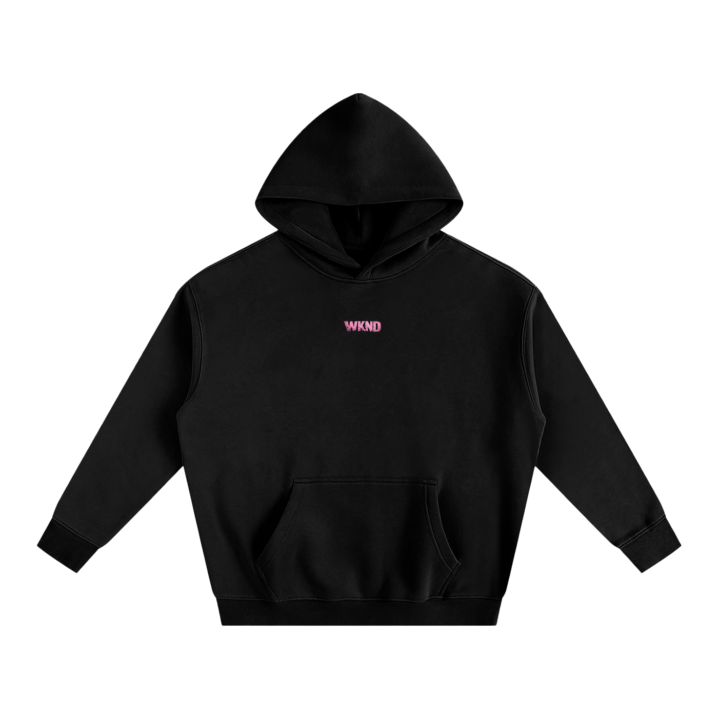 WKND Baby Pink Front logo - Oversized