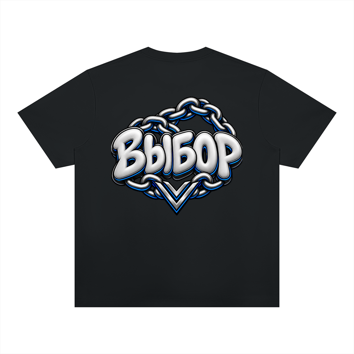 Cobalt Heavyweight T-Shirt — Black — Back