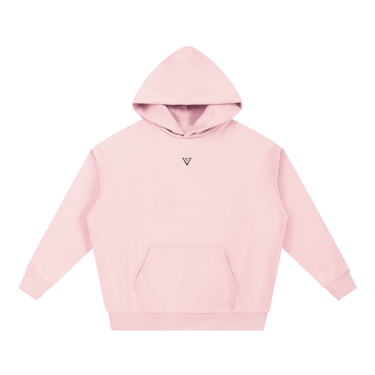 Rose Chrome Hoodie — Pink — Front