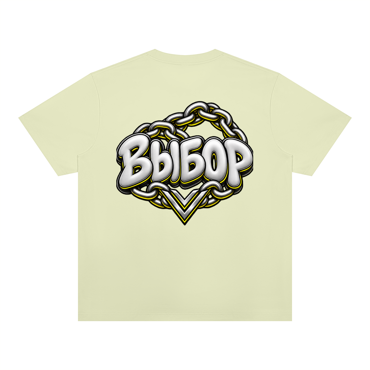 Gold Heavyweight T-Shirt — Bean Green — Back