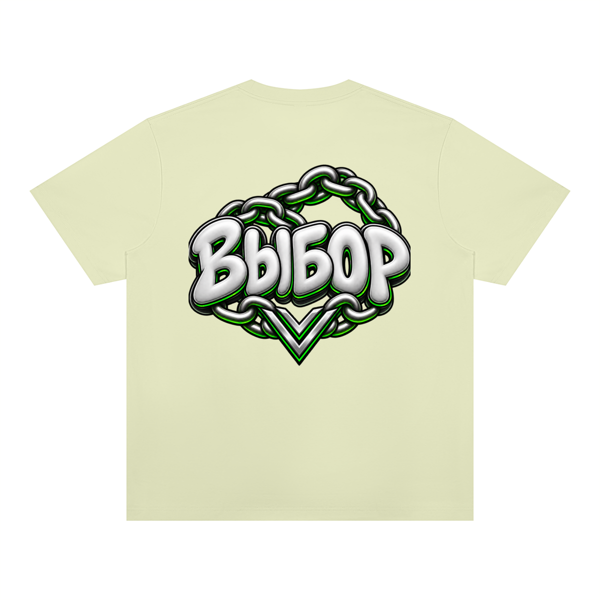 Emerald Heavyweight T-Shirt — Bean Green — Back