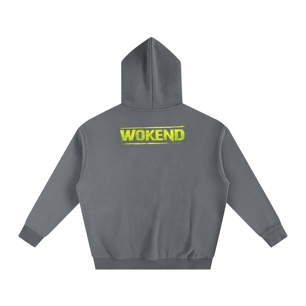 wknd front / Wokend back Green  - Oversized
