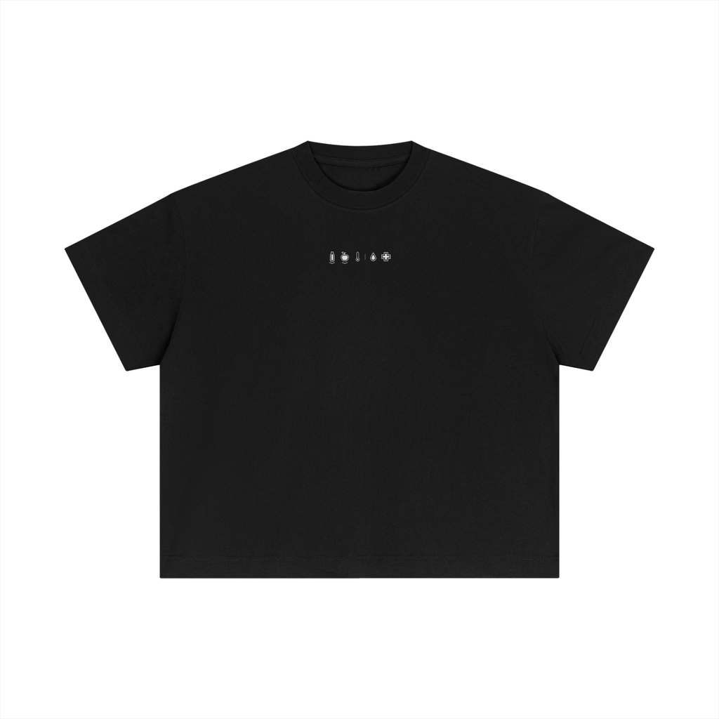 Health Bar White Cotton T-Shirt